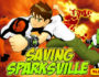 Ben 10 Saving Sparksville Game